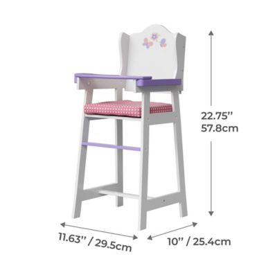 Image showing 5 th Olivia's Little World Little Princess Baby Doll High Chair
