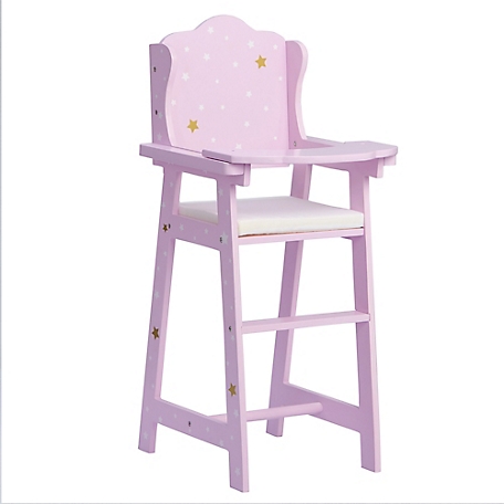 Olivia's Little World Twinkle Stars Princess Baby Doll High Chair
