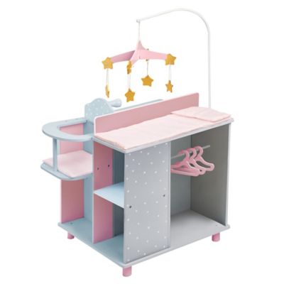 Olivia's Little World Polka Dots Princess Baby Doll Changing Station