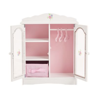 Image showing  Little Princess Doll Fancy Closet with 3 Hangers