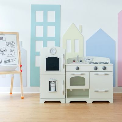 Image showing  2 pc. Little Chef Fairfield Retro Play Kitchen, Off-White