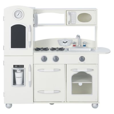 Image showing  Little Chef Westchester Retro Play Kitchen, Bright White