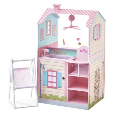 Image showing  Olivia's Classic Doll Changing Station Dollhouse, Yellow