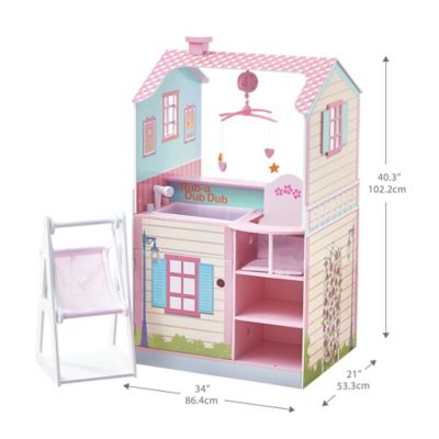 Image showing  Olivia's Classic Doll Changing Station Dollhouse, Yellow