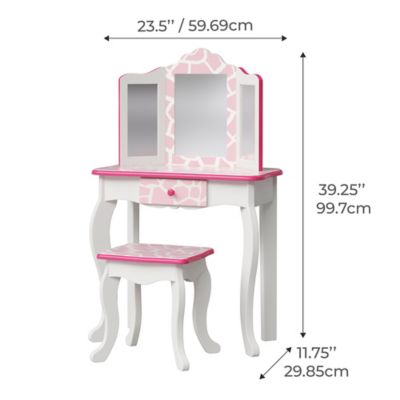 Image showing  Fashion Giraffe Prints Gisele Play Vanity Set