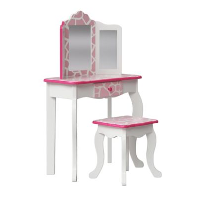 Image showing  Fashion Giraffe Prints Gisele Play Vanity Set