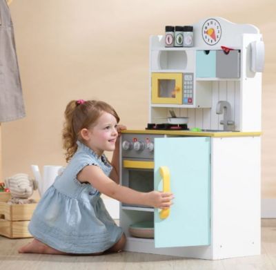 Image showing  Little Chef Florence Classic Small Play Kitchen, White