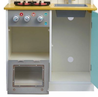 Image showing 12 th Teamson Kids Little Chef Florence Classic Small Play Kitchen, White