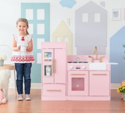 Image showing  Little Chef Charlotte Modern Play Kitchen, Pale Pink