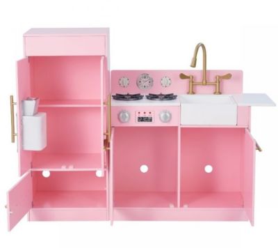 Image showing 7 th Teamson Kids Little Chef Charlotte Modern Play Kitchen, Pale Pink