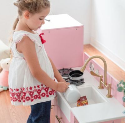 Image showing 13 th Teamson Kids Little Chef Charlotte Modern Play Kitchen, Pale Pink