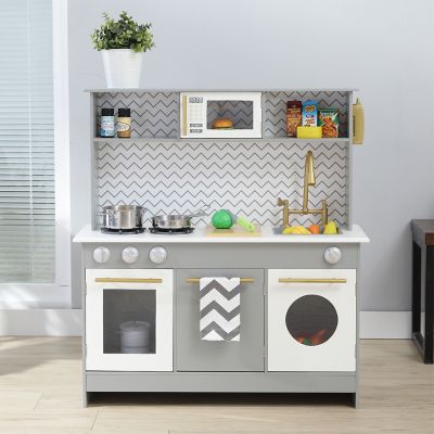 Image showing  Little Chef Berlin Modern Play Kitchen, 34 in. x 11.75 in. x 37 in.