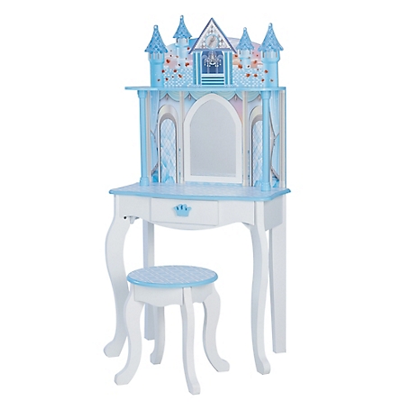 Teamson Kids Dreamland Castle Play Vanity Set, For Ages 3+