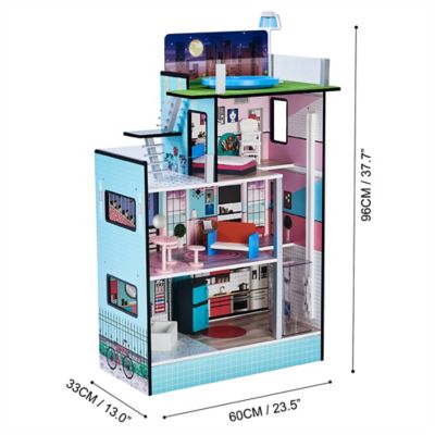 Image showing  Dreamland Barcelona Dollhouse, White/Pink