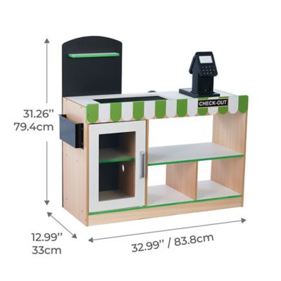 Image showing 6 th Teamson Kids Cashier Austin Play Market Stand