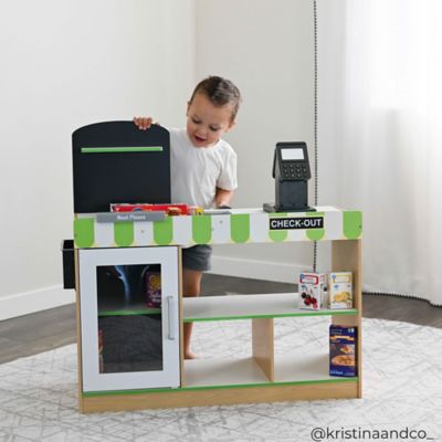 Image showing 7 th Teamson Kids Cashier Austin Play Market Stand