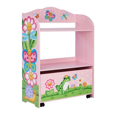 Fantasy Fields Magic Garden Toy Organizer with Rolling Storage Box