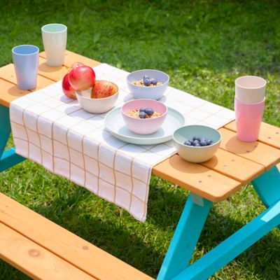 Image showing 5 th Teamson Kids Outdoor Picnic Table and Chair Set, Ages 3+