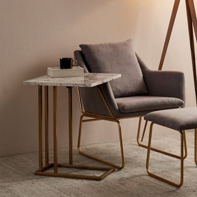 Image showing  Marmo C-Shape End Table