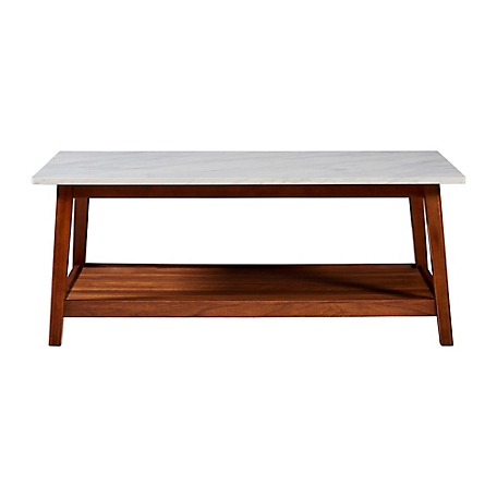 Versanora Kingston Coffee Table with Faux Marble Top