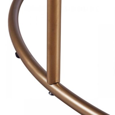 Image showing  Marmo Round Coffee Table with Faux Marble, Stain and Scratch Resistant