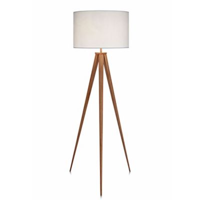 Versanora 60.23 in. Romanza Tripod Floor Lamp, White