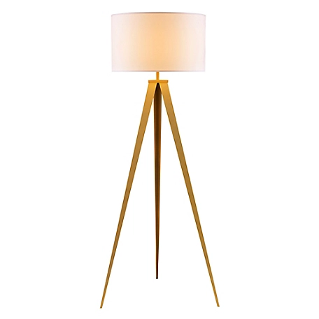 Versanora 60.23 in. Romanza Tripod Floor Lamp, Gold