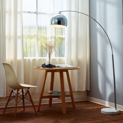 Image showing  66.93 in. Arquer Arc Floor Lamp, Silver