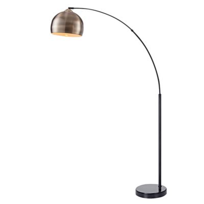 Versanora 66.93 in. Arquer Arc Floor Lamp, Brass