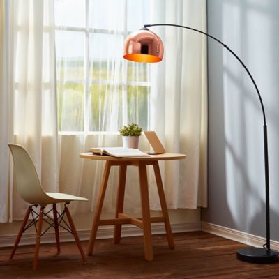 Image showing  66.93 in. Arquer Arc Floor Lamp, Chrome