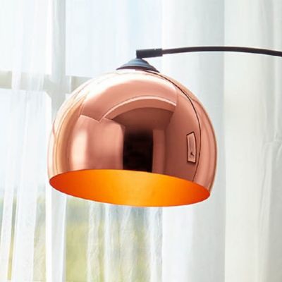 Image showing  66.93 in. Arquer Arc Floor Lamp, Chrome