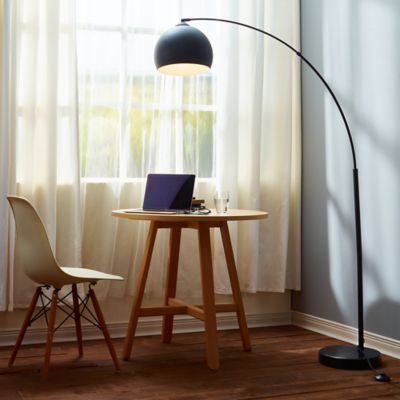Image showing  66.93 in. Arquer Arc Floor Lamp, Rose Gold
