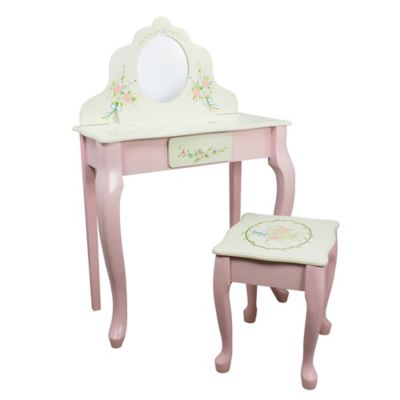 Fantasy Fields Bouquet Classic Play Vanity Table and Stool Set -  W-5700AR