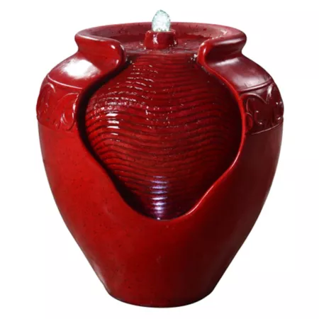 Peaktop Glazed Pot Outdoor Fountain Fountains