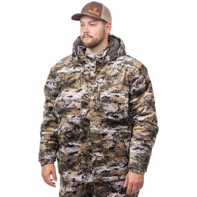 Image showing  Men's Waterproof Heavyweight Sherpa-Lined Disruption Camo Jacket