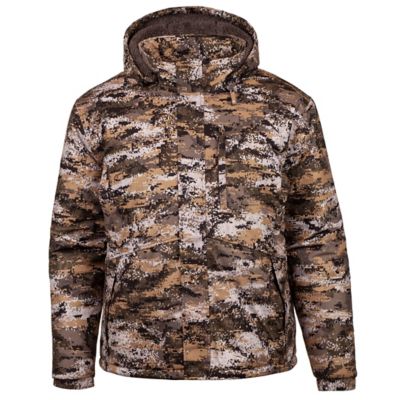 Image showing 1 th Huntworth Men's Waterproof Heavyweight Sherpa-Lined Disruption Camo Jacket