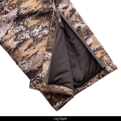 Image showing 5 th Huntworth Men's Waterproof Fairbanks Heavyweight Sherpa-Lined Disruption Camo Bib Overalls