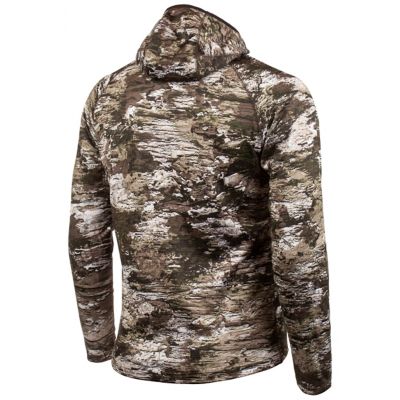 Image showing 2 th Huntworth Shelton Performance 1/2-Zip Hoodie with Face Mask, Grid Fleece