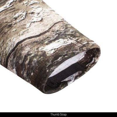 Image showing 6 th Huntworth Shelton Performance 1/2-Zip Hoodie with Face Mask, Grid Fleece