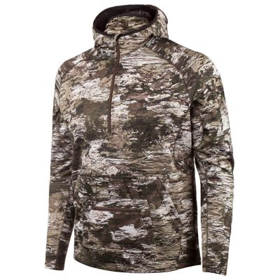Huntworth Shelton Performance 1/2-Zip Hoodie with Face Mask, Grid ...