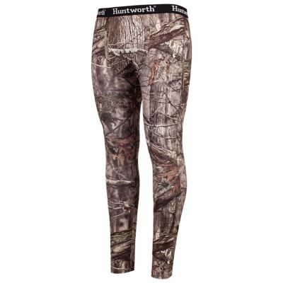 Huntworth Men's Classic Fit Mid-Rise Bangor Warmest Midweight Polyester Base Layer Pants
