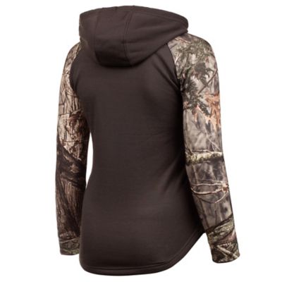 Image showing 7 th Huntworth Unisex Performance Fleece Hoodie, Charcoal Gray