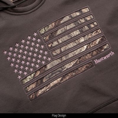 Image showing 8 th Huntworth Unisex Performance Fleece Hoodie, Charcoal Gray