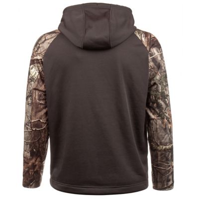 Image showing  Unisex Performance Fleece Hoodie, Charcoal Gray