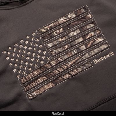 Image showing  Unisex Performance Fleece Hoodie, Charcoal Gray