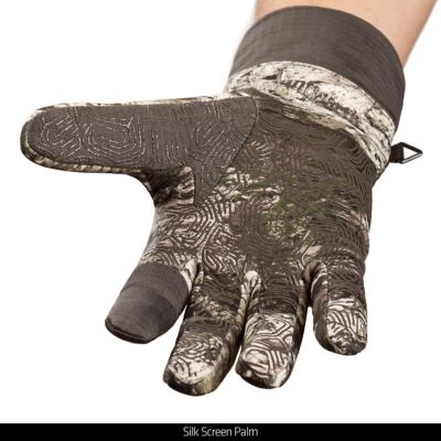 Image showing  Men's Decatur Tarnen Camo Lightweight Hybrid Windproof/DWR Hunting Gloves, 1 Pair, Medium