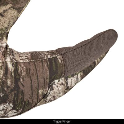 Image showing  Decatur Tarnen Camo Lightweight Hybrid Windproof/DWR Hunting Gloves, 1 Pair, Large