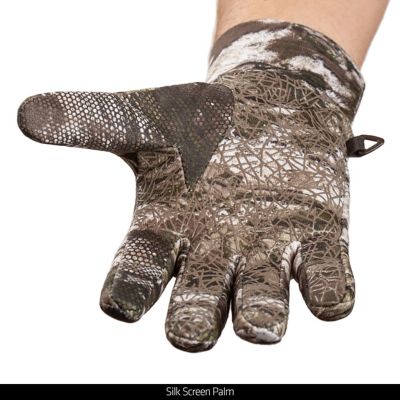 Image showing  Men's Macon Lightweight Stretch Grid Fleece Shooters Gloves, 1 Pair, Medium/Large