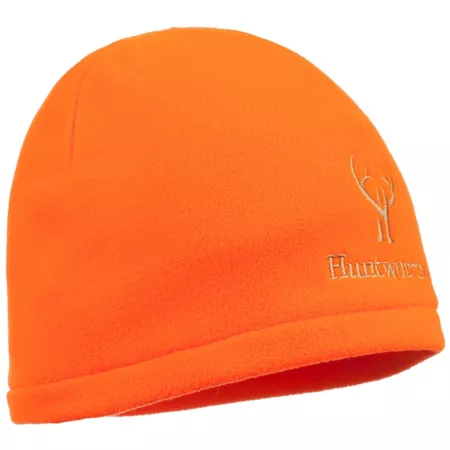 Huntworth Guiford Men's High Visibility Fleece Lined Polyester Hunting Hat Blaze Orange Hunting Hats