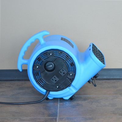 Image showing  10 in. Air Mover Blower Utility Floor Fan with Daisy Chain, 900 CFM
